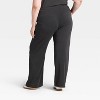 Women's High-Rise Fleece Wide Leg Sweatpants - Universal Thread™ - 2 of 3