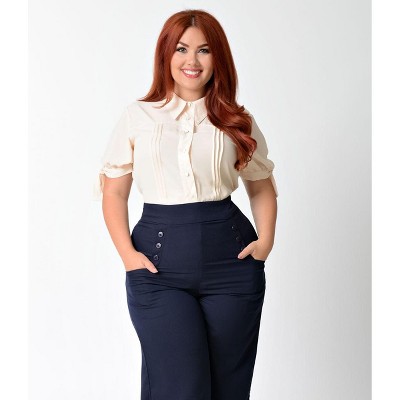 Unique Vintage Women's Plus Colvin Blouse