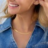 Pure Collection by Ross-Simons Italian 3.5mm 18kt Gold Vermeil Herringbone Necklace - 4 of 4