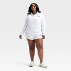 Women's Graphic Quarter Zip Pullover Sweatshirt - Universal Thread™ White Letters - 3 of 3