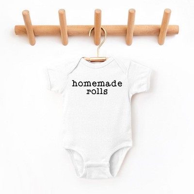 The Juniper Shop Homemade Rolls Typewriter Baby Bodysuit