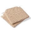 Christopher Knight Home Franconia Modern Knitted Cotton Seat Cushion with Ties (Set of 2) - 2 of 4