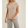 Women's Mockneck Sweater Short Sleeve Top - WISHLIST - 4 of 4