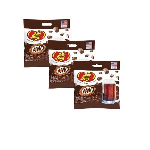 Jelly Belly 3 Pack A&W Root Beer Jelly Bean Grab & Go 3.5oz - 1 of 3