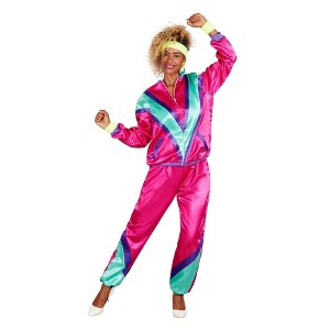 Women Shell Suit Adult Costume - 1 of 4