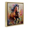 Stupell Industries Vivid Horse Galloping Floating Frame Canvas Art - 2 of 4