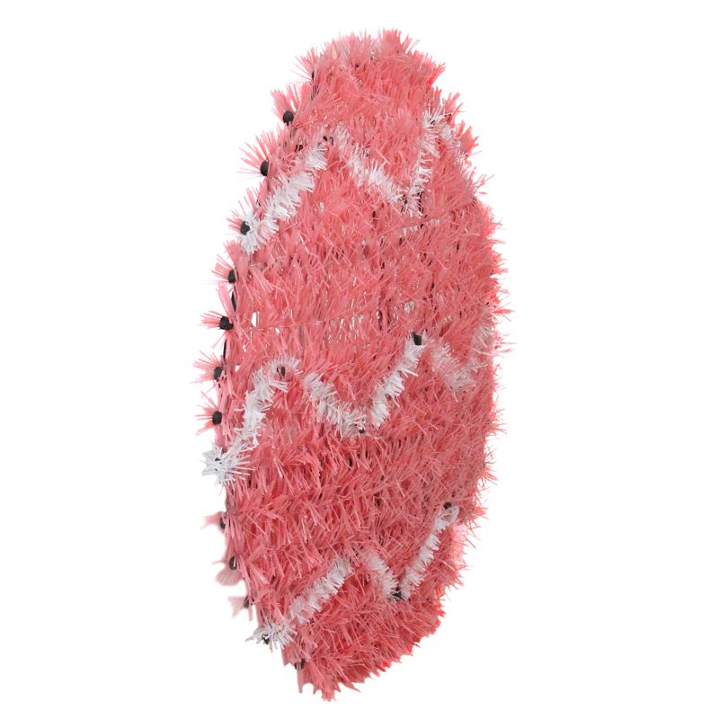 Northlight 12" Pink and White Tinsel Easter Egg Spring Window Decoration, 3 of 4