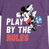 Girls' - Disney - Play By The Rules Soccer Fitted Short Sleeve Graphic T-Shirt - 2 of 4