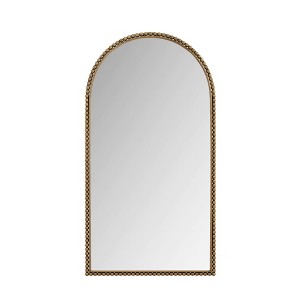 Alexoun Elegant Gold Freestanding Iron Arch Retro Full-length Mirror ...