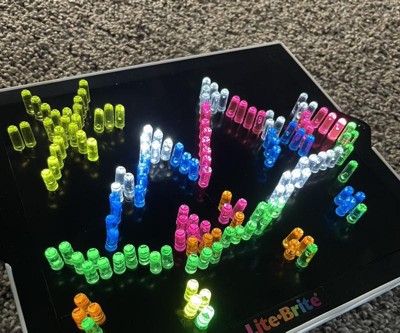 Vintage Hasbro LITE BRITE toy with a lots of Pegs Light Bright, kids fun  toys