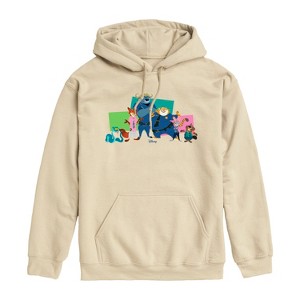 Men's - Zootopia 2 - Nick, Judy, And Friends -Mens Long Sleeve Fleece Pullover Hoodie Graphic Fleece Pullover Hoodie - 1 of 3