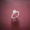 Slickblue Classic Halo Princess Cut Engagement Ring, 1.12 Ct Cubic Zirconia, Women’s Wedding Jewelry, Size 5-10 - 2 of 4