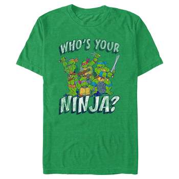 Men's Teenage Mutant Ninja Turtles Distressed Who's Your Ninja? T-Shirt