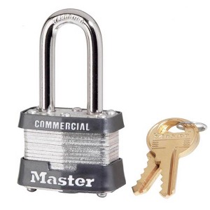 Master Lock - Steel - Double Locking Padlock Keyed Alike - 1-5/16 in. - Case of 6 - 1 of 1