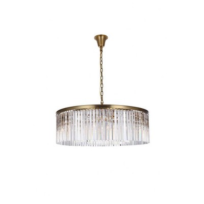 Elegant Lighting Sydney 10 - Light Chandelier in  Satin Gold