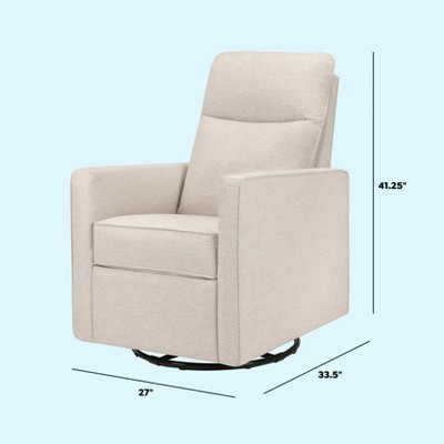 DaVinci Gabby Pillowback Swivel Glider