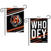 Briarwood Lane Cincinnati Bengals Slogan Garden Flag NFL Licensed - 2 of 2