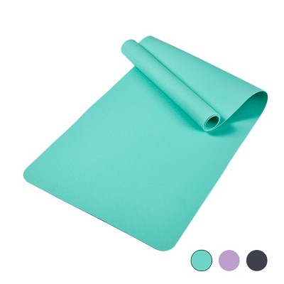 Yoga Mat, Exercise Yoga Mat with Non-Slip Design, 72" x 24" TPE Exercise Mat, Multi-Purpose Workout Mat for Women, Pilates Fitness and Floor Exercises