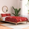 Pimlada Phuapradit Christmas village Red Comforter + Pillow Sham(s) - Deny Designs - 2 of 3