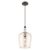 Livex Lighting Art Glass 1 - Light Pendant in  English Bronze - 2 of 4