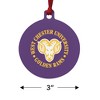 West Chester University Primary Logo Aluminum Holiday Christmas Tree Ornament - 3 of 4