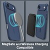 Vena For Apple iPhone 17 Air Case Magsafe, Magnetic Shockproof Translucent Back Slim Protective Phone Case, Blue - 3 of 4