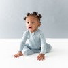 Kyte Baby Zippered Footie in Fog - 3 of 4