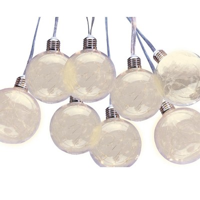 GE 9-count StayBright G-100 Microbright Ornament 135 LED Warm White String Lights