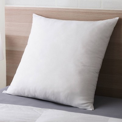 White Hypoallergenic Polyester Euro Pillow Insert