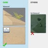 Yescom 8'x8' PU Water Resistance Gazebo Canopy Replacement Top Cover UV30+ for Dual Tier Outdoor Patio Backyard Beige - 2 of 4