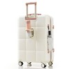 TUYOHW Luggage Set of 3, Airline Certified Carry-on Luggage with Cup Holder, ABS Hard Shell Luggage with Spinner Wheels - 2 of 4