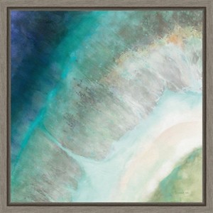 Amanti Art Coastal Diamond by Danhui Nai Canvas Wall Art Print Framed 16 x 16-in. - 1 of 4