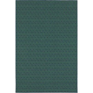Oriental Weavers Meridian 1634Q Navy/ Green Indoor/Outdoor Area Rug - 1'10" x 2'10" - 1 of 4