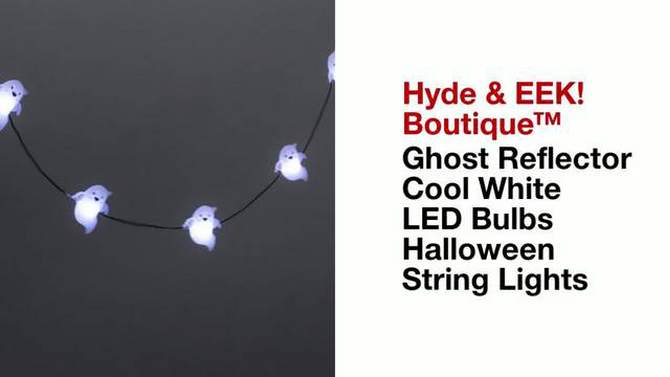 Ghost Reflector Cool White LED Bulbs Halloween String Lights - Hyde &#38; EEK! Boutique&#8482;, 2 of 6, play video