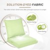 Aoodor Outdoor Deep Seat Cushion Set, Waterproof Patio Furniture Cushions with Adjustable Straps & Removable Cover, Set of 2 - 3 of 4