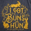 Womens I Got Buns Hun T Shirt Funny Holiday Sunday Bunny Rabbit Joke Tee For Ladies - Crazy Dog Women's T Shirt - 2 of 4