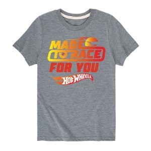 Boys' - Hot Wheels - Valentine's Made to Race Short Sleeve Graphic T-Shirt - 1 of 4