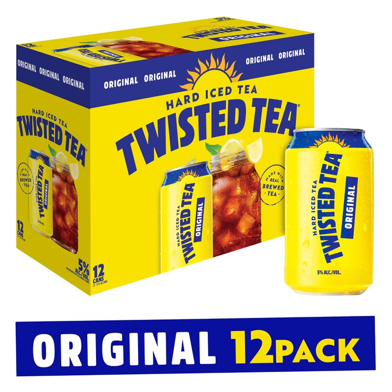 Twisted Tea Original Hard Iced Tea - 12pk/12 fl oz Cans, 4 of 15
