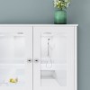 Christopher Knight Home Haswell Modern 2 Door Cabinet with Mirrors, Matte White - 4 of 4