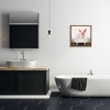 Stupell Industries Pink Farm Pig in Country Bath Tub Black Framed Floater Canvas Wall Art - 2 of 4