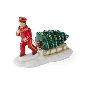 Spode Christmas Village Bell Hop Figurine - 1 of 4