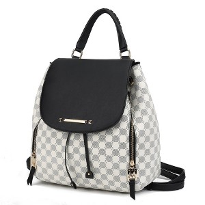 MKF Collection Kimberly Backpack Circular Print Tote Bag by Mia K - 1 of 4