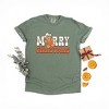 Simply Sage Market Women's Merry Christmas Gingerbread Short Sleeve Garment Dyed Tee - 3 of 4