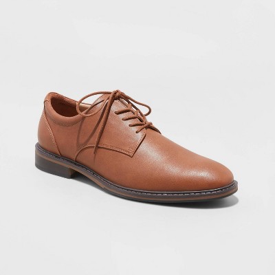 Men's Leo Oxford Dress Shoes - Goodfellow & Co™ Brown 7 : Target