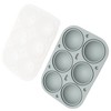 Unique Bargains Ice Tray 6-Cavity Round Ice Ball Mould Hand Wash Only Silicone 7.24"x5.02"x2.24" 1 Pc - 3 of 3