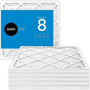 Simply Air Filter, MERV 8, 4 Pack, Furnace Air Filter for HVAC - 1 of 4