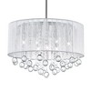 CWI Lighting Water Drop 6 Light Drum Shade Chandelier With Chrome Finish - 2 of 4