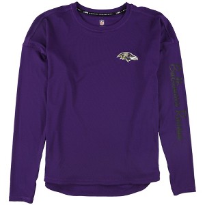 MSX by G-III Womens Baltimore Ravens Graphic T-Shirt, Purple, Small - 1 of 2