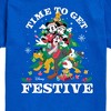 Boys' - Disney - Mickey and Friends Time To Get Festive Christmas Short Sleeve Graphic T-Shirt - 2 of 4