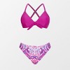 Women's Paisley Print Bow-knot Low Waist Bikini Set Swimsuit - Cupshe - image 2 of 4